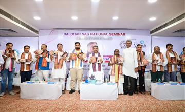 Bisforana:odisha-identity-expression-and-desire--Symbol-Radhishmi-Ghaldhaar-Naag-–-Dharmendra-Pradhan